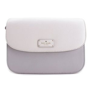 Kate Spade Adelaide Grove Street Leather Crossbody Bag in Cement